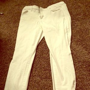 White jeans